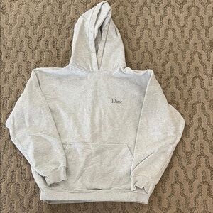 Dime Size Medium Heather Gray Classic Hoodie